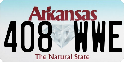 AR license plate 408WWE