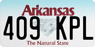 AR license plate 409KPL