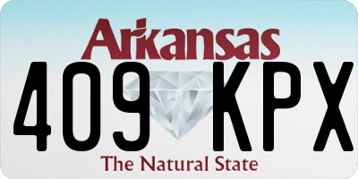 AR license plate 409KPX