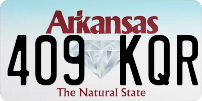 AR license plate 409KQR