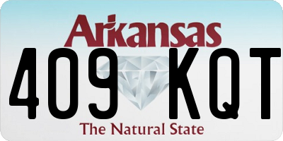 AR license plate 409KQT