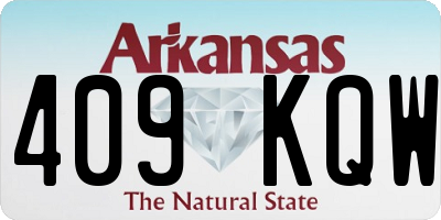 AR license plate 409KQW