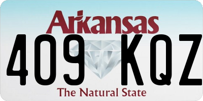 AR license plate 409KQZ