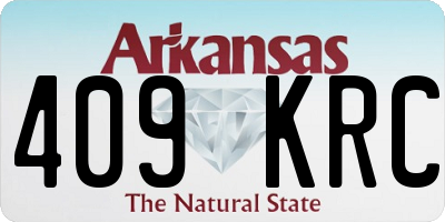 AR license plate 409KRC