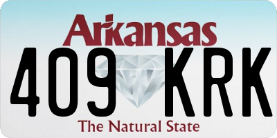 AR license plate 409KRK