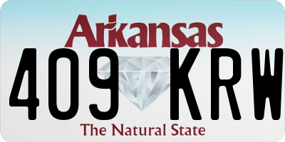AR license plate 409KRW
