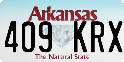 AR license plate 409KRX