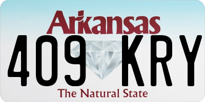 AR license plate 409KRY