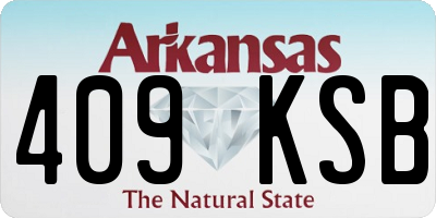 AR license plate 409KSB