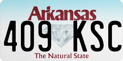 AR license plate 409KSC