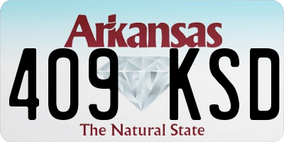 AR license plate 409KSD