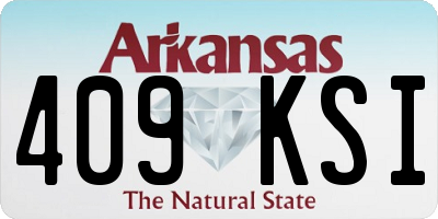 AR license plate 409KSI