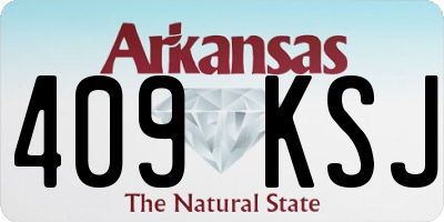 AR license plate 409KSJ