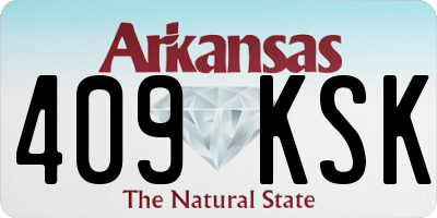 AR license plate 409KSK