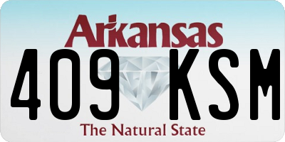 AR license plate 409KSM