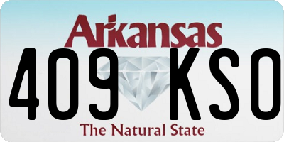 AR license plate 409KSO