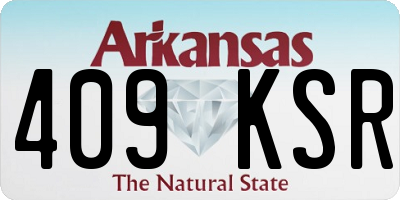 AR license plate 409KSR