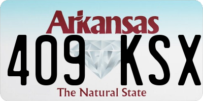 AR license plate 409KSX