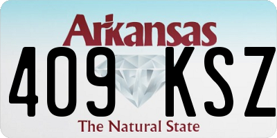 AR license plate 409KSZ
