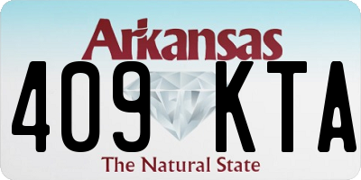 AR license plate 409KTA