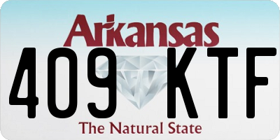 AR license plate 409KTF