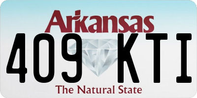 AR license plate 409KTI