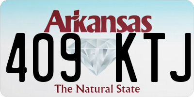 AR license plate 409KTJ