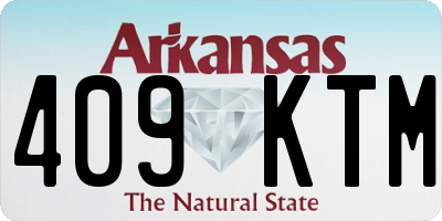 AR license plate 409KTM