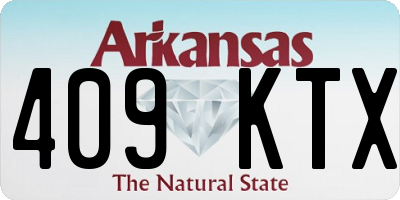 AR license plate 409KTX