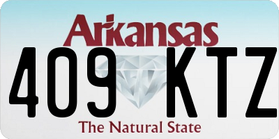 AR license plate 409KTZ
