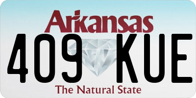 AR license plate 409KUE