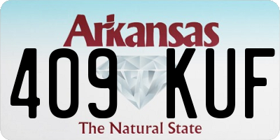 AR license plate 409KUF