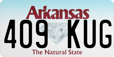 AR license plate 409KUG