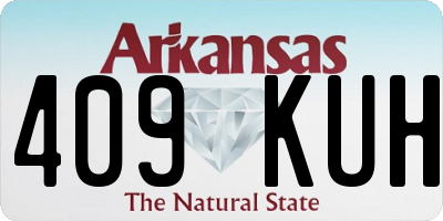 AR license plate 409KUH
