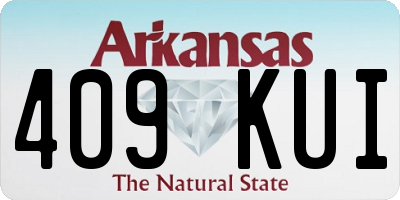 AR license plate 409KUI