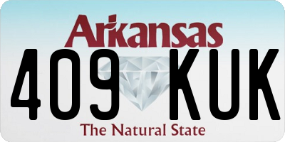 AR license plate 409KUK
