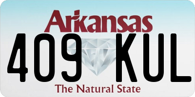 AR license plate 409KUL
