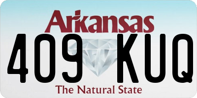 AR license plate 409KUQ