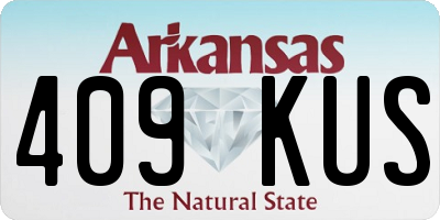 AR license plate 409KUS