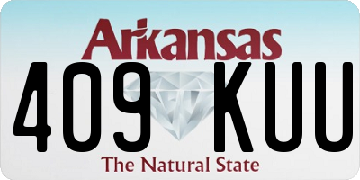 AR license plate 409KUU