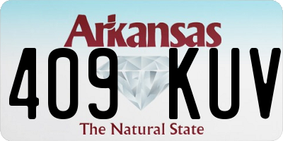 AR license plate 409KUV