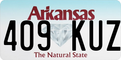AR license plate 409KUZ