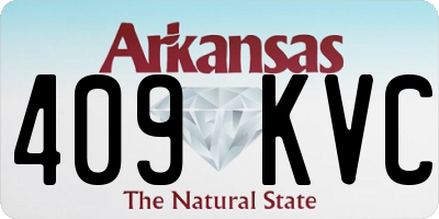 AR license plate 409KVC