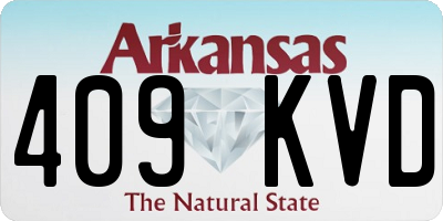 AR license plate 409KVD
