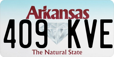 AR license plate 409KVE
