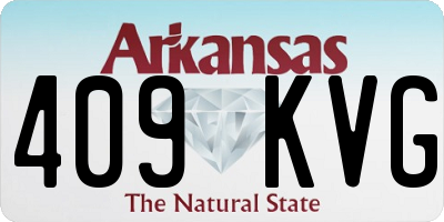 AR license plate 409KVG
