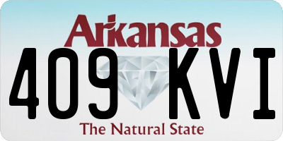 AR license plate 409KVI