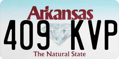 AR license plate 409KVP
