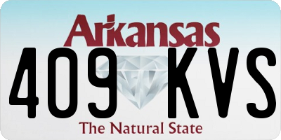 AR license plate 409KVS