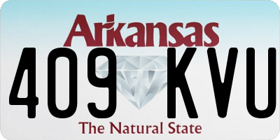 AR license plate 409KVU